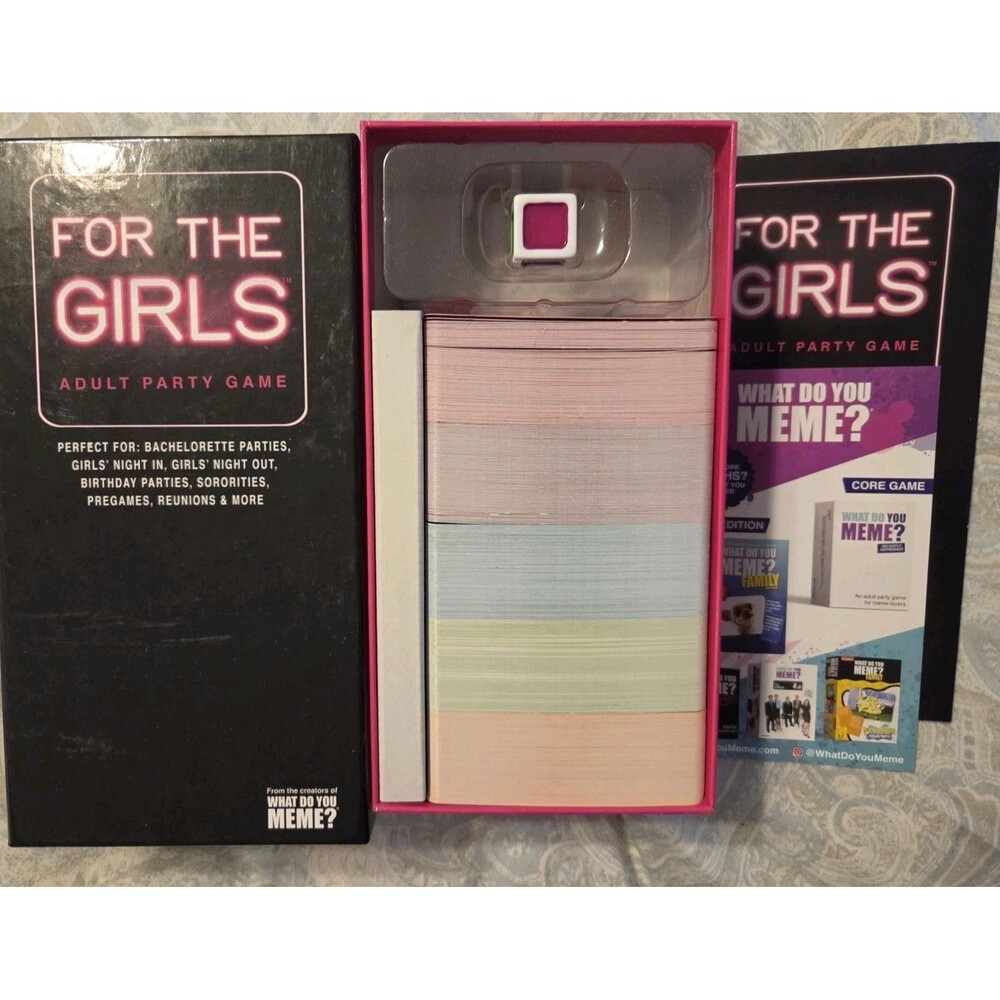 New For The Girls The Ultimate Girls Night Party Game by What Do You Meme? Card